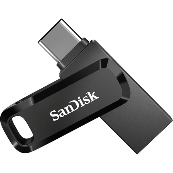 SanDisk Ultra Dual Drive Go 128 GB, USB-Stick - black, USB-A 3.2 Gen 1, USB-C 3.2 Gen 1