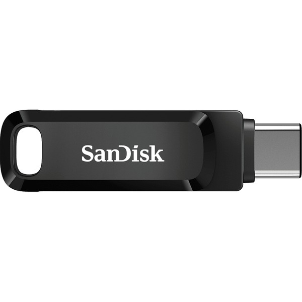 SanDisk Ultra Dual Drive Go 128 GB, USB-Stick - black, USB-A 3.2 Gen 1, USB-C 3.2 Gen 1