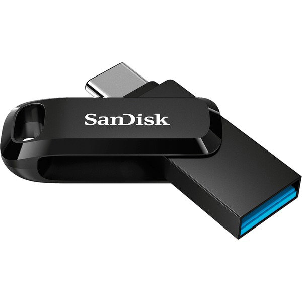 SanDisk Ultra Dual Drive Go 256 GB, USB-Stick - black, USB-A 3.2 Gen 1, USB-C 3.2 Gen 1