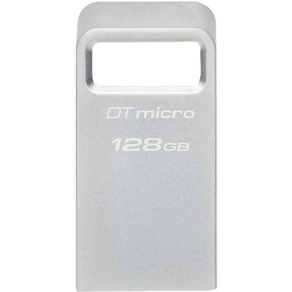 Kingston DataTraveler Micro 128 GB, USB-Stick - silver, USB-A 3.2 Gen 1