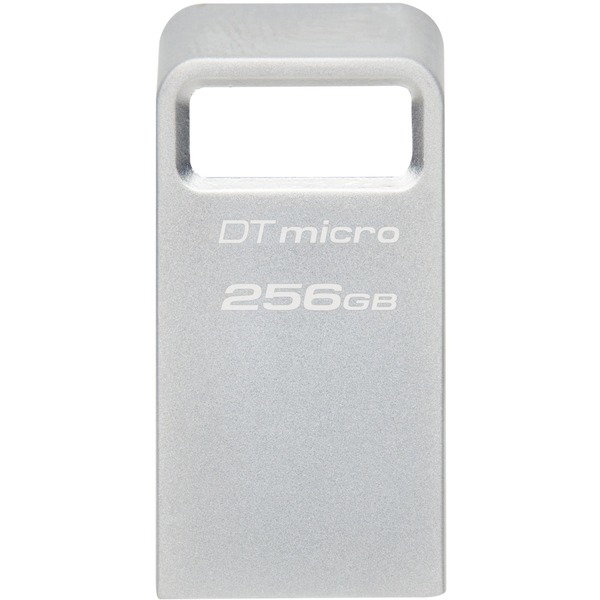 Kingston DataTraveler Micro 256 GB, USB-Stick - silver, USB-A 3.2 Gen 1