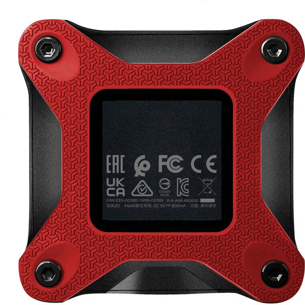ADATA SD620 512 GB, Externe SSD - red, Micro-USB-B 3.2 Gen 2 (10 Gbit/s)