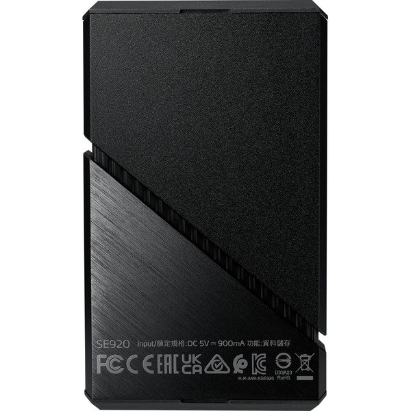 ADATA SE920 2 TB, Externe SSD - black, USB-C 4.0 (40 Gbit/s)