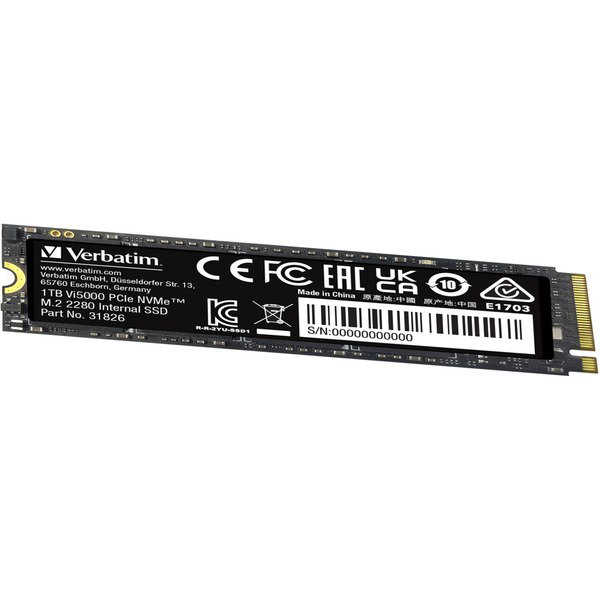 Verbatim Vi5000 1 TB, SSD - PCIe 4.0 x4 NVMe M.2 2280