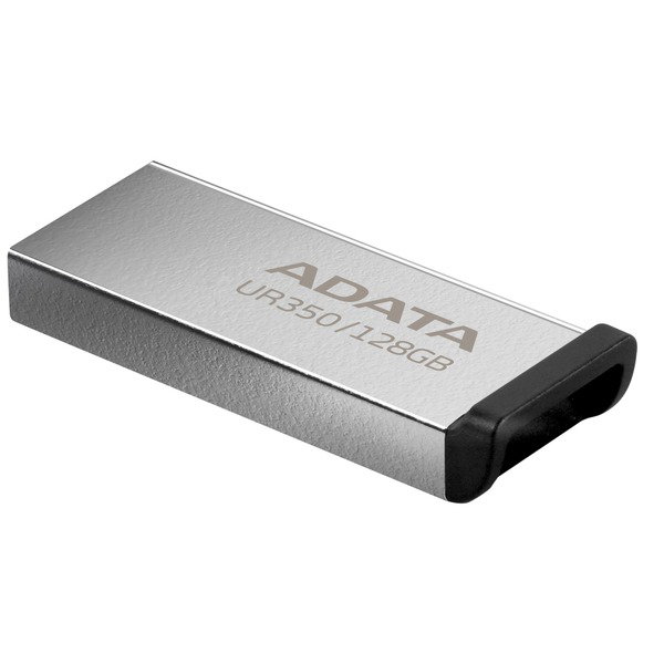 ADATA UR350 128 GB, USB-Stick - nickel/black, USB-A 3.2 Gen 1 (5 Gbit/s)