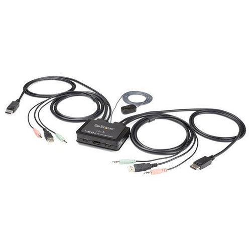 2 PORT DISPLAYPORT KVM SWITCH - KVM SWITCH - OS INDEPENDENT