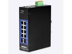 10-PORT IND.GB L2 MGD SWITCH - DIN-RAIL