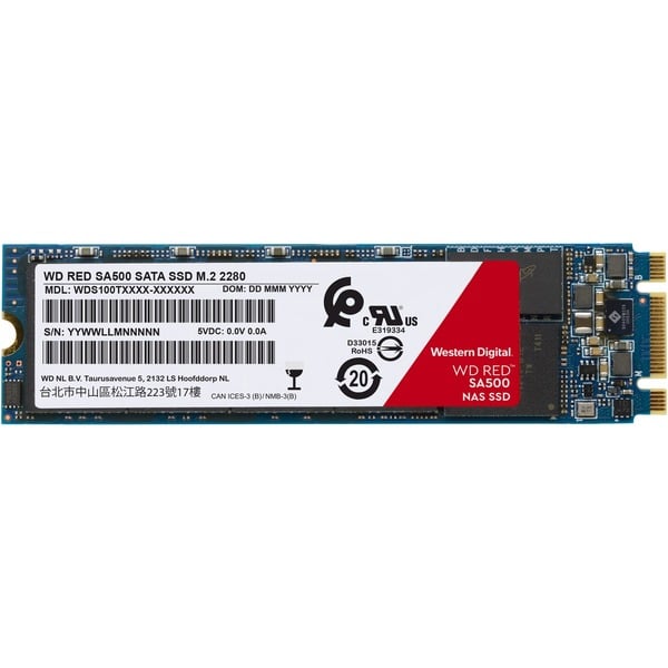WD Red SA500 NAS 2 TB, SSD - SATA 6 Gb/s, M.2 2280