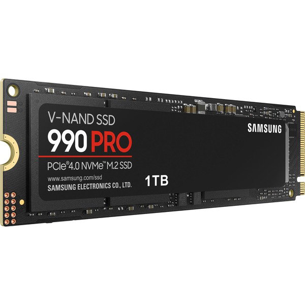 Samsung 990 PRO 1 TB, SSD - PCIe 4.0 x4, NVMe 2, M.2 2280, intern