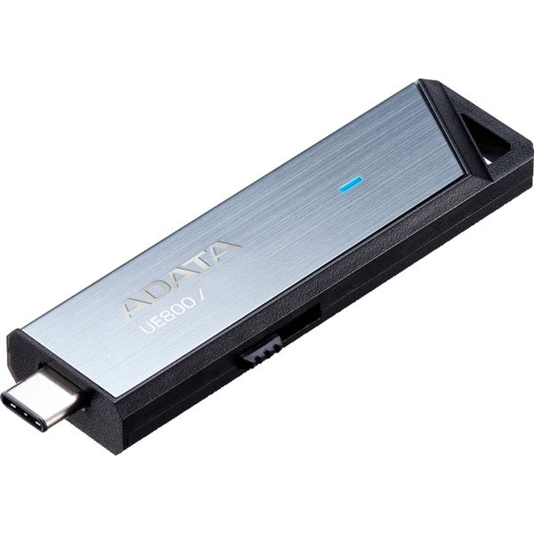 ADATA UE800 256 GB, USB-Stick - aluminium (gebrstet), USB-C 3.2 (10 Gbit/s)