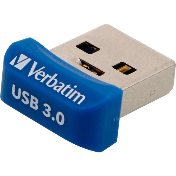 Verbatim Store n Stay Nano 64 GB, USB-Stick - blue, USB-A 3.2 Gen 1
