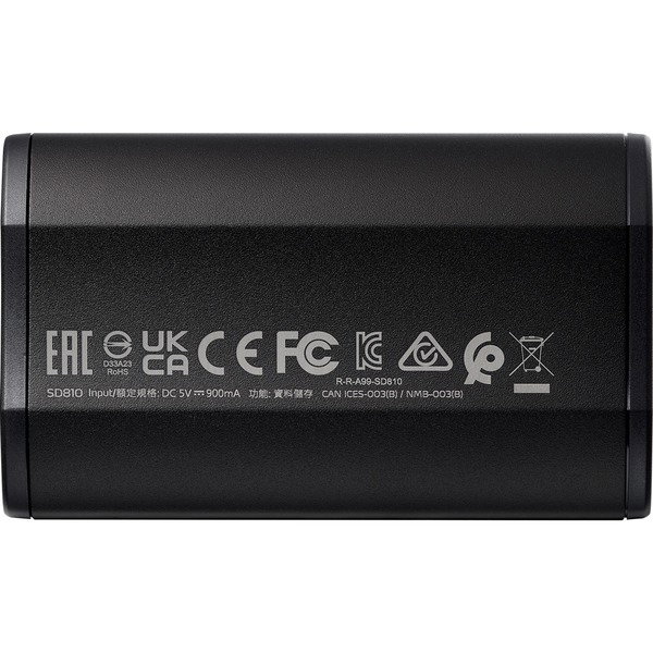 ADATA SD810 4 TB, Externe SSD - black, USB-C 3.2 Gen 2x2 (20 Gbit/s)
