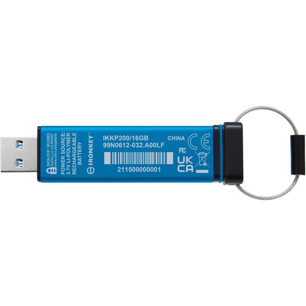 Kingston IronKey Keypad 200 16 GB, USB-Stick - USB-A 3.2 Gen 1