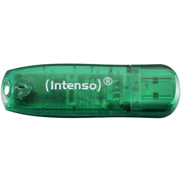 Intenso Rainbow Line 8 GB, USB-Stick - green
