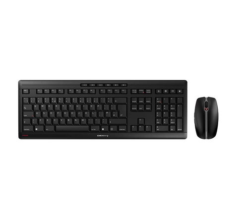 CHERRY STREAM DESKTOP UK LAYOUT - KEYBOARD AND MOUSE SET USB BLACK