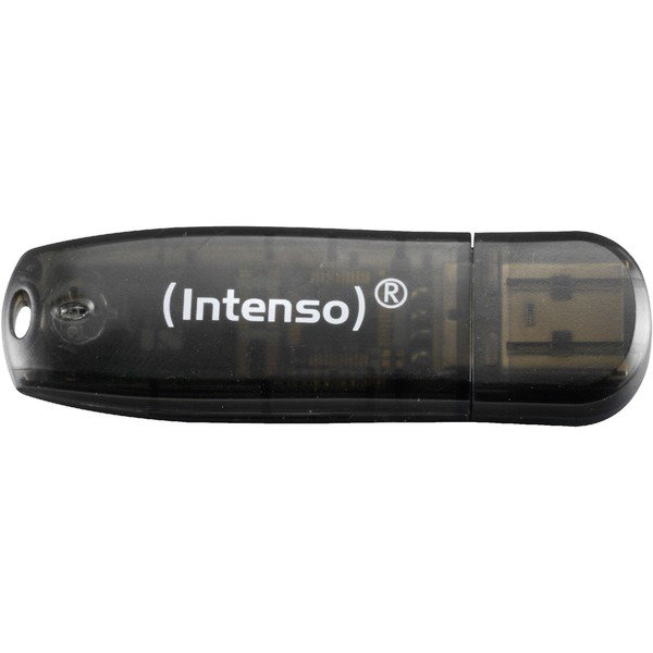 Intenso Rainbow Line 16 GB, USB-Stick - black