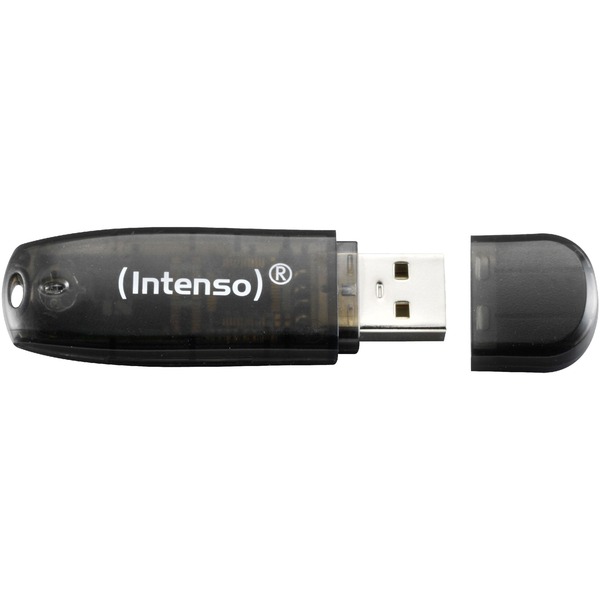 Intenso Rainbow Line 16 GB, USB-Stick - black