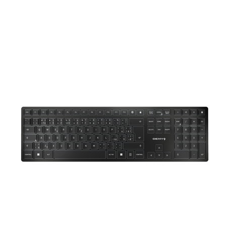 KW 9100 SLIM CZ KEYBOARD - WIRELESS BLACK CZECHIA SLOVAKI