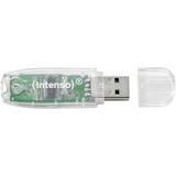 Intenso Rainbow Line 32 GB, USB-Stick - transparent