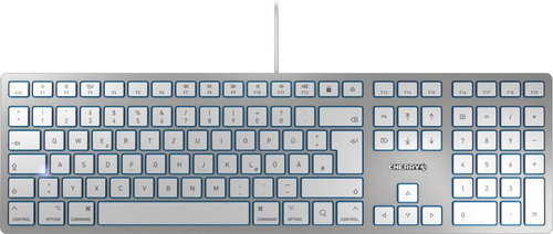CHERRY KC 6000 SLIM SILVER - CORDED KEYBOARD F/ MAC