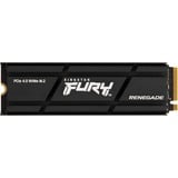 Kingston FURY Renegade Heatsink 2 TB, SSD - black, PCIe 4.0 x4, NVMe, M.2 2280, Heatsink