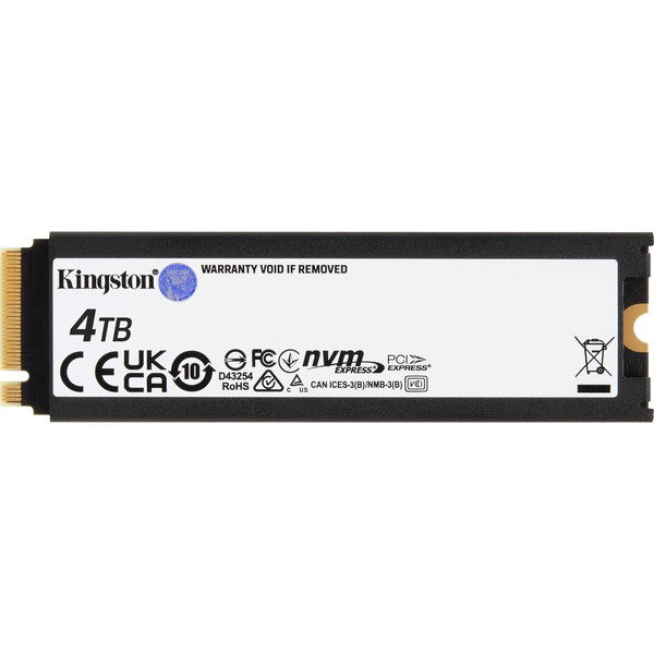 Kingston FURY Renegade Heatsink 4 TB, SSD - black, PCIe 4.0 x4, NVMe, M.2 2280, Heatsink