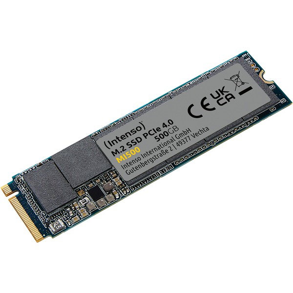 Intenso MI500 500 GB, SSD - PCIe 4.0 x4, NVMe 1.4, M.2 2280