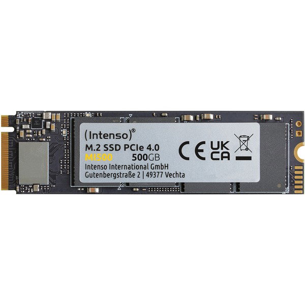 Intenso MI500 500 GB, SSD - PCIe 4.0 x4, NVMe 1.4, M.2 2280