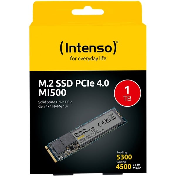 Intenso MI500 1 TB, SSD - PCIe 4.0 x4, NVMe 1.4, M.2 2280