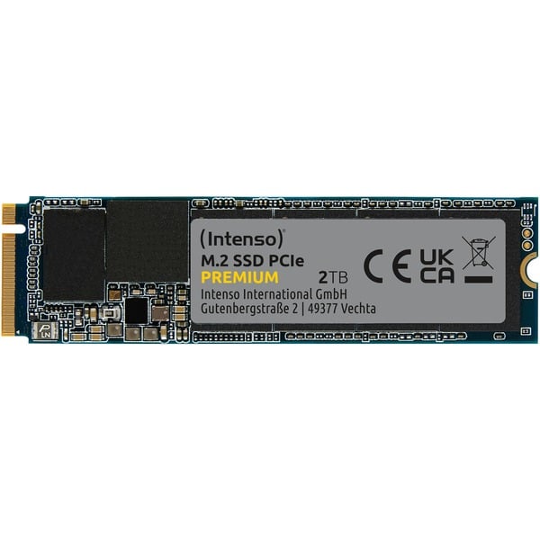 Intenso Premium 2 TB, SSD - PCIe 3.0 x4, NVMe 1.3, M.2 2280