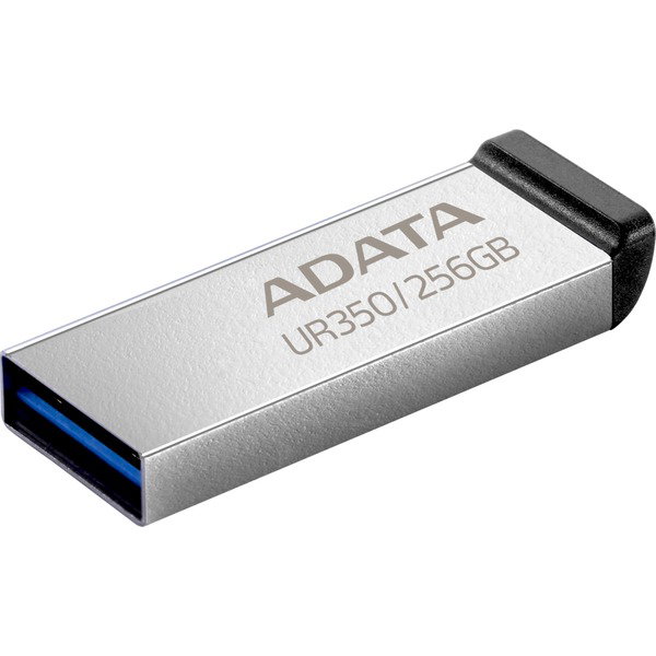 ADATA UR350 256 GB, USB-Stick - nickel/black, USB-A 3.2 Gen 1 (5 Gbit/s)