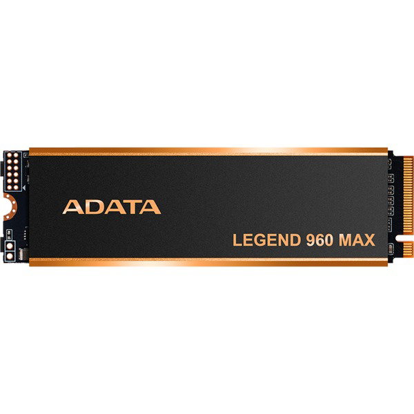 ADATA LEGEND 960 MAX 2 TB, SSD - darkgray/gold, PCIe 4.0 x4, NVMe 1.4, M.2 2280
