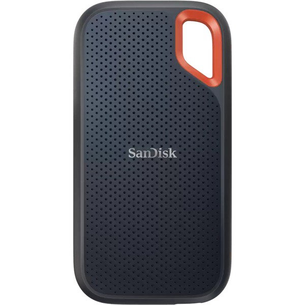 SanDisk Extreme Portable SSD V2 4 TB, Externe SSD - black/orange, USB-C 3.2 Gen 2 (10 Gbit/s)