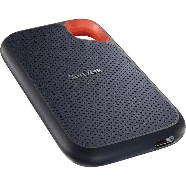 SanDisk Extreme Portable SSD V2 4 TB, Externe SSD - black/orange, USB-C 3.2 Gen 2 (10 Gbit/s)