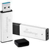 MediaRange High performance 64 GB, USB-Stick - silver/black, USB-A 3.2 Gen 1