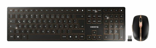 CHERRY DW 9100 SLIM - KEYBOARD AND MOUSE SET BLACK-BRO