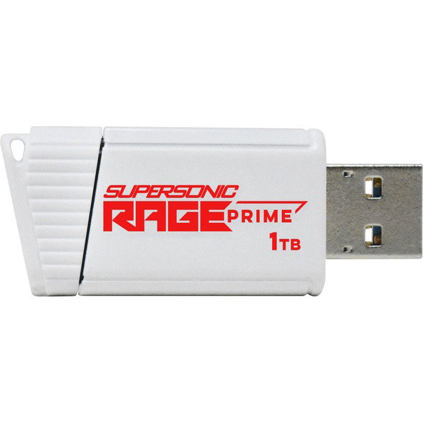 Patriot Supersonic Rage Prime 1 TB, USB-Stick - white/black, USB-A 3.2 Gen 2