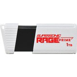 Patriot Supersonic Rage Prime 1 TB, USB-Stick - white/black, USB-A 3.2 Gen 2