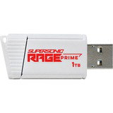 Patriot Supersonic Rage Prime 1 TB, USB-Stick - white/black, USB-A 3.2 Gen 2