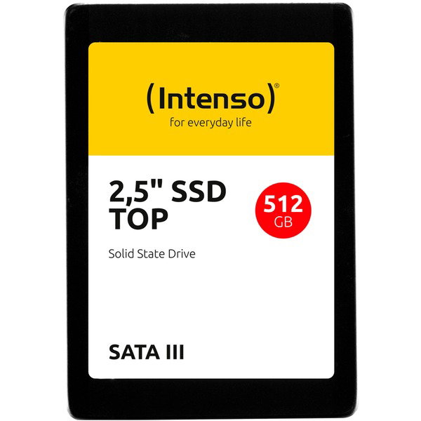 Intenso TOP SSD 512 GB - black, SATA 6 Gb/s, 2,5, Bulk