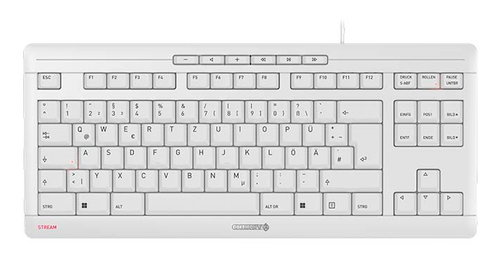 CHERRYSTREAMKEYBOARDTKL - CORDED COMPACT WHITE
