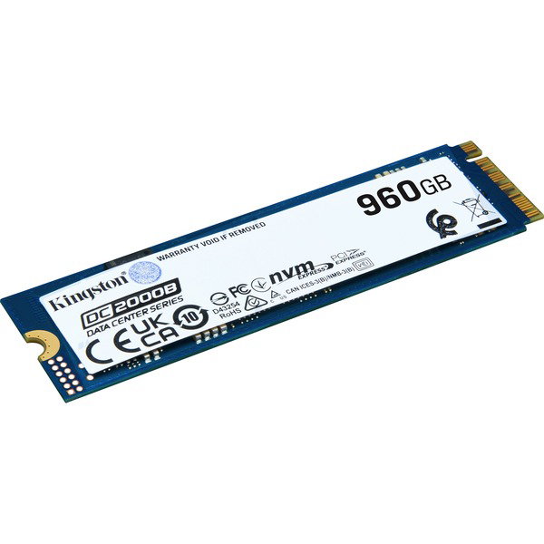 Kingston DC2000B 960 GB, SSD - PCIe 4.0 x4, NVMe, M.2 2280