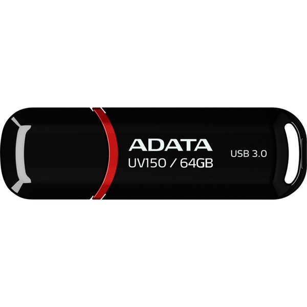 ADATA DashDrive UV150 64 GB, USB-Stick - black/red, USB-A 3.2 Gen 1