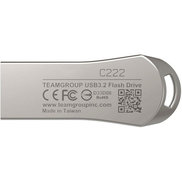 Team Group C222 256 GB, USB-Stick - silver, USB-A 3.2 Gen 1