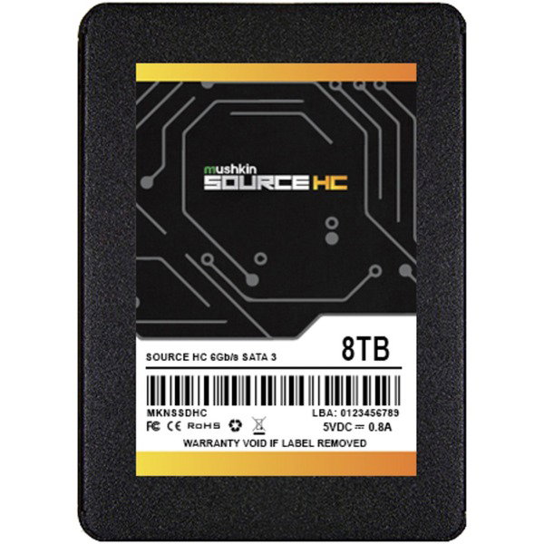 Mushkin Source HC 8 TB, SSD - black, SATA 6 Gb/s, 2,5