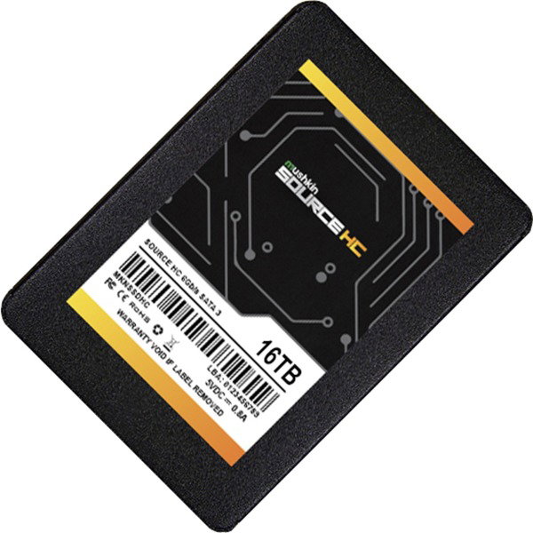 Mushkin Source HC 16 TB, SSD - black, SATA 6 Gb/s, 2,5