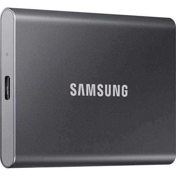 Samsung Portable SSD T7 1TB, Externe SSD - gray, USB-C 3.2 Gen 2 (10 Gbit/s), extern