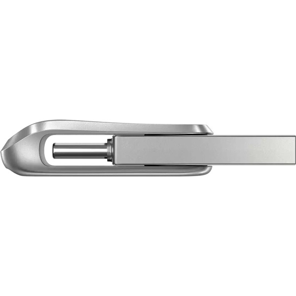 SanDisk Ultra Dual Drive Luxe 64 GB, USB-Stick - silver, USB-A 3.2 Gen 1, USB-C 3.2 Gen 1