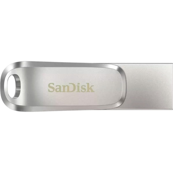 SanDisk Ultra Dual Drive Luxe 256 GB, USB-Stick - silver, USB-A 3.2 Gen 1, USB-C 3.2 Gen 1