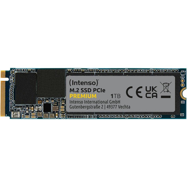 Intenso Premium 1 TB, SSD - PCIe 3.0 x4, NVMe 1.3, M.2 2280
